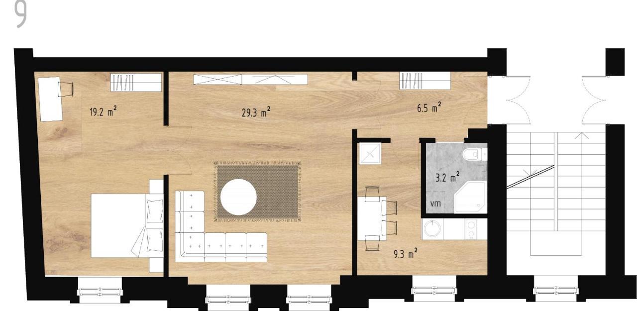 Gourmet Storie'S Ap 68Sqm Renovated Free Parking Apartment Riga Exterior photo